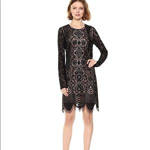 BCBGMAXAZARIA Black Lace Cocktail Dress